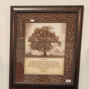 Living Life Memorial Framed Art